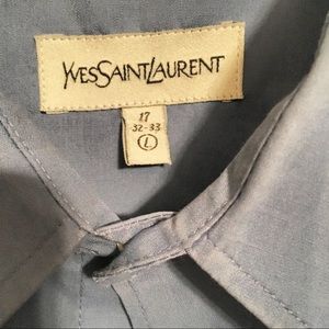 Yves Saint Laurent Long Sleeve Dress Shirt